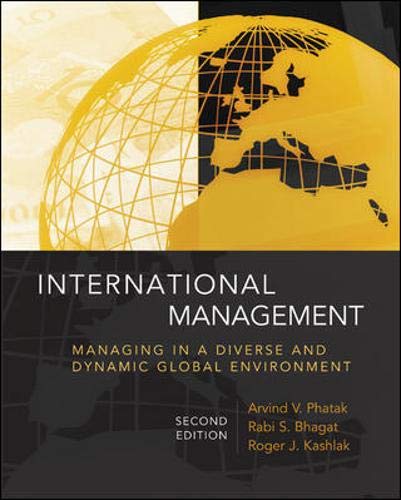 International Management: Managing In A Diverse And Dynamic Global Environment,New