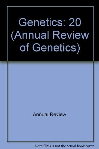 Annual Review of Genetics: 1986,Used