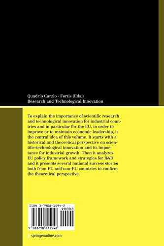 Research and Technological Innovation: The Challenge for a New Europe,Used