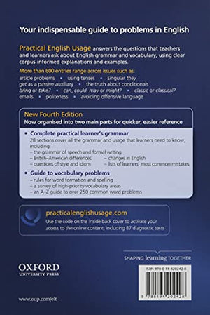 Practical English Usage, 4th Edition Hardback with Online Access: Michael Swan's guide to problems in English,Used