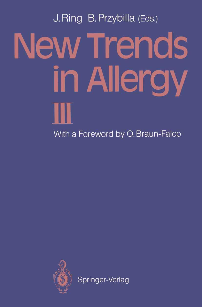 New Trends in Allergy III,Used