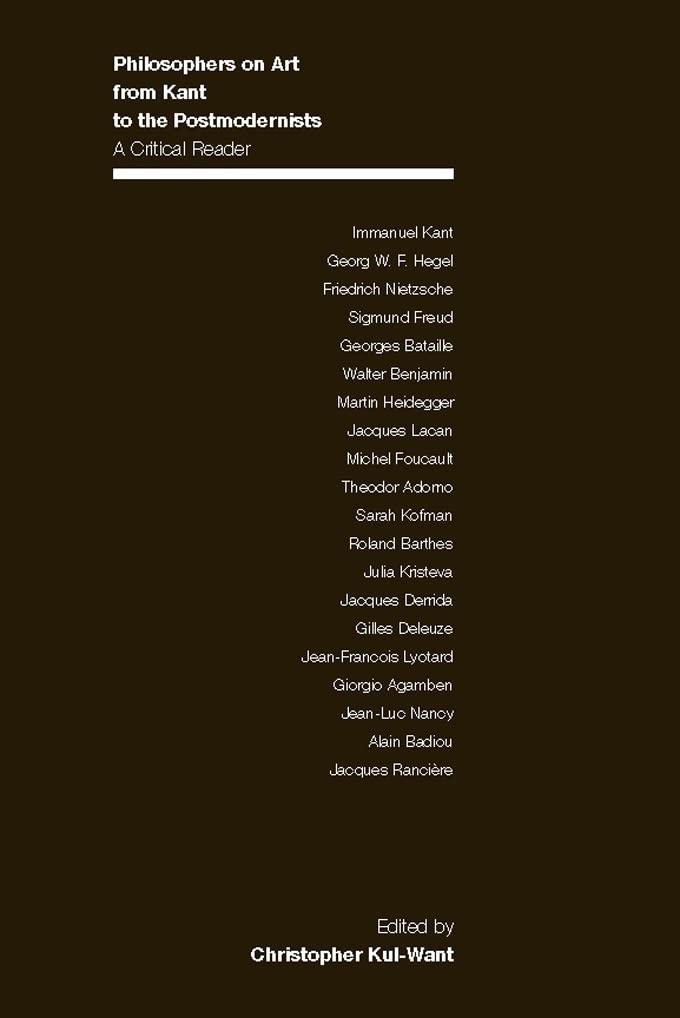 Philosophers on Art from Kant to the Postmodernists: A Critical Reader,Used