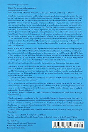 Global Environmental Assessments: Information And Influence (Global Environmental Accord: Strategies for Sustainability And Inst,Used