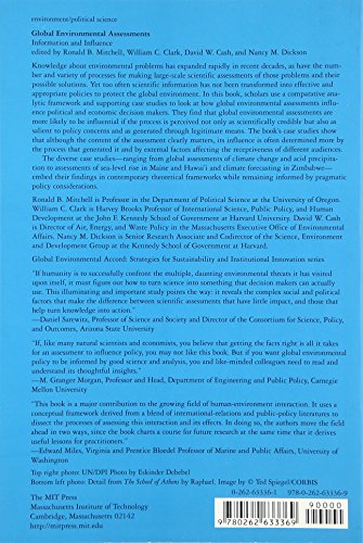 Global Environmental Assessments: Information And Influence (Global Environmental Accord: Strategies for Sustainability And Inst,Used