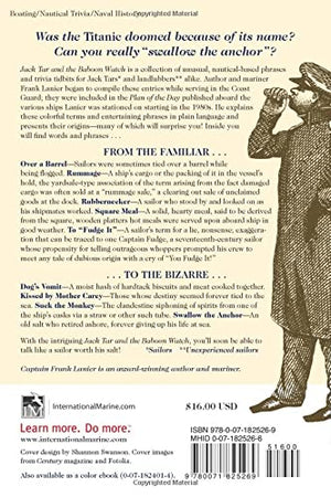 Jack Tar and the Baboon Watch: A Guide to Curious Nautical Knowledge for Landlubbers and Sea Lawyers Alike,Used