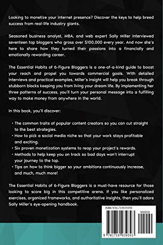 The Essential Habits Of 6Figure Bloggers: Secrets of 17 Successful Bloggers You Can Use to Build a SixFigure Online Business,Used