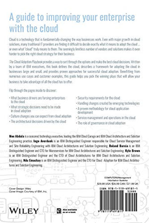 The Cloud Adoption Playbook: Proven Strategies for Transforming Your Organization with the Cloud,Used