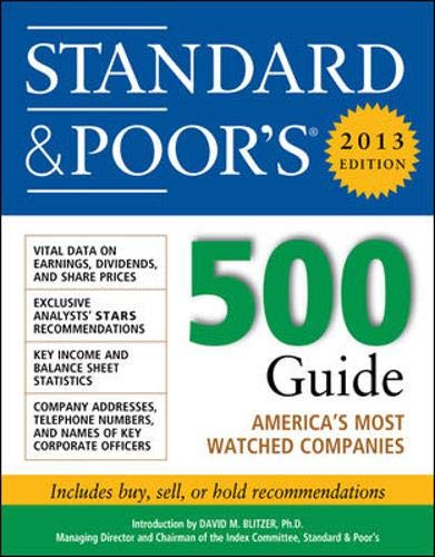 Standard & Poors 500 Guide 2013,Used