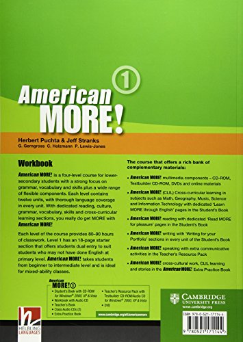 American More! Level 1 Workbook with Audio CD,Used