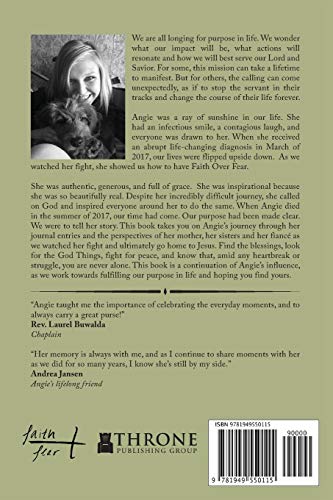 Faith Over Fear: Walking Angie Home,Used