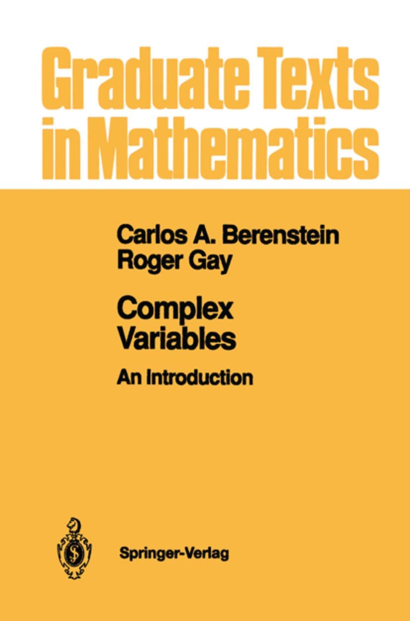 Complex Variables: An Introduction (Graduate Texts In Mathematics, 125),Used
