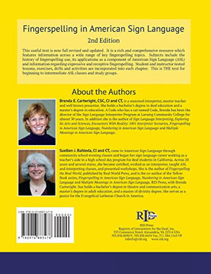 Fingerspelling In American Sign Language,New