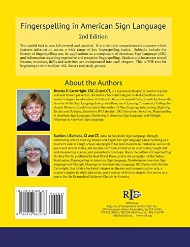 Fingerspelling In American Sign Language,New