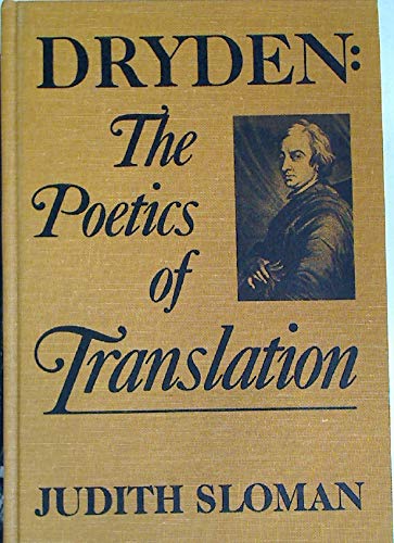 Dryden: The Poetics of Translation,Used