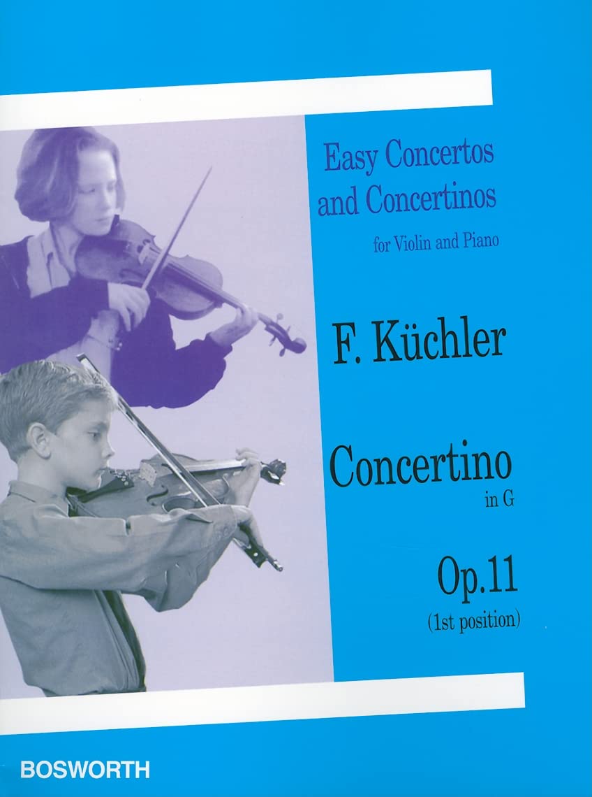 Concertino in G, Op. 11 (1st and 3rd position): Easy Concertos and Concertinos Series for Violin and Piano,New