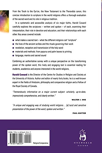 Scripture in the World Religions: A Short Introduction,Used