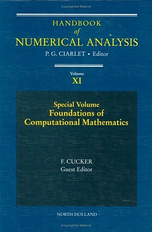 Special Volume: Foundations of Computational Mathematics (Volume 11) (Handbook of Numerical Analysis, Volume 11),Used
