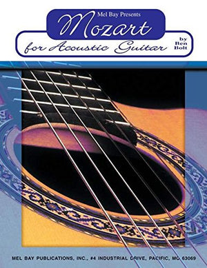 Mel Bay Mozart for Acoustic Guitar (English, Spanish, French and Japanese Edition),Used