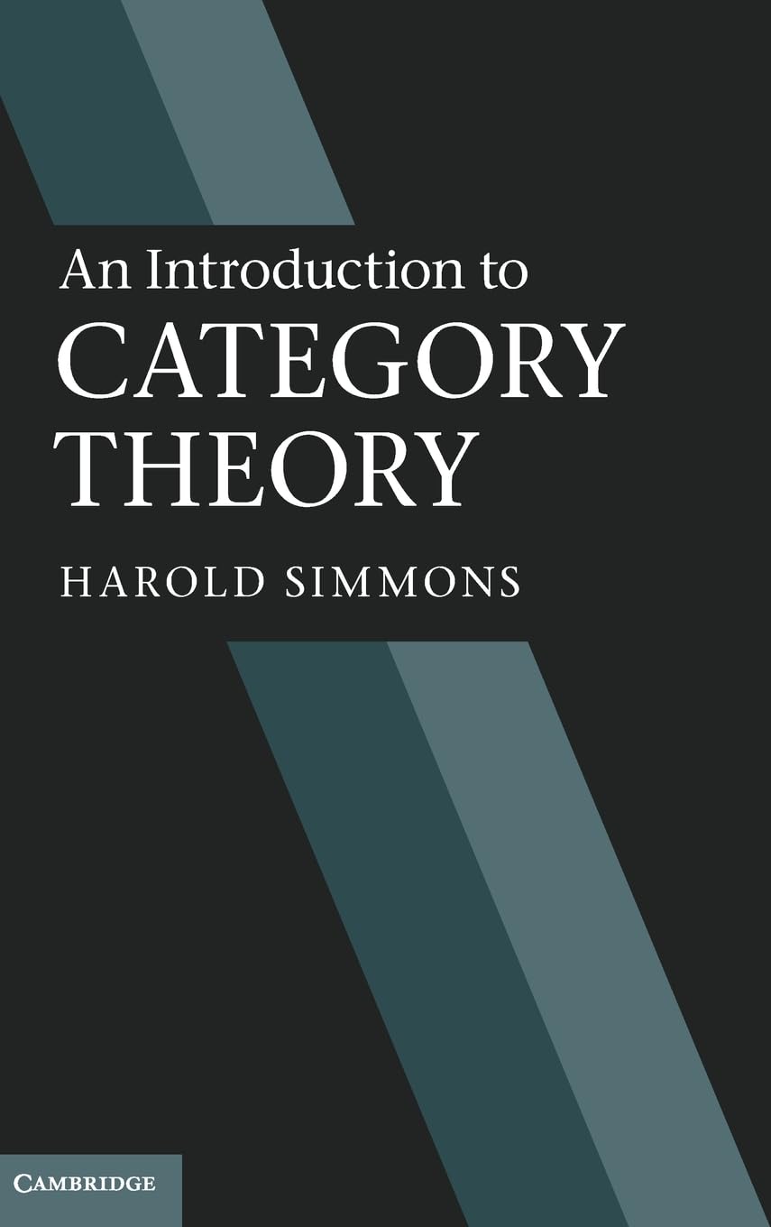 An Introduction to Category Theory,Used