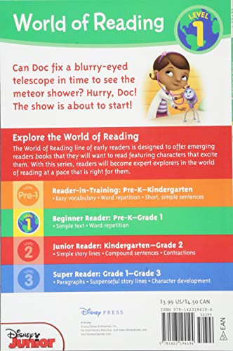 World of Reading: Doc McStuffins Starry, Starry Night: Level 1,Used