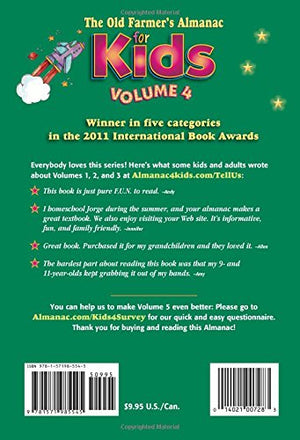 The Old Farmer's Almanac For Kids, Volume 4,Used