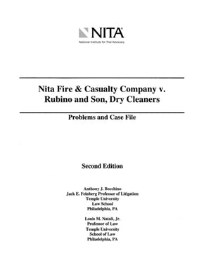 Nita Fire & Casualty Company v. Rubino and Son, Dry Cleaners: Problems and Case File Second Edition,Used