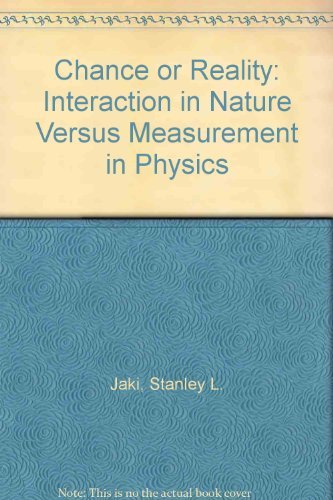 Chance or Reality and Other Essays,Used