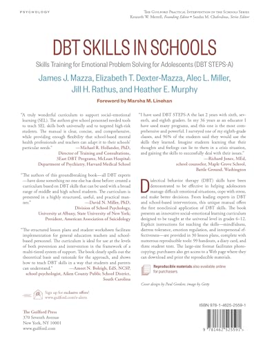 Dbt Skills In Schools: Skills Training For Emotional Problem Solving For Adolescents (Dbt Stepsa) (The Guilford Practical Inter