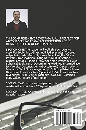 GET CERTIFIED! OPTICIAN REVIEW MANUAL,Used