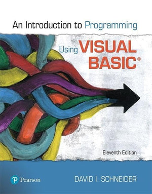 Introduction to Programming Using Visual Basic,Used