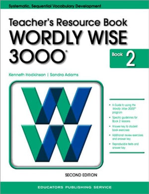 Wordly Wise 3000 Grade 2 Teacher Resource Book,New