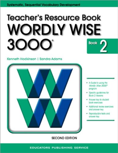 Wordly Wise 3000 Grade 2 Teacher Resource Book,Used