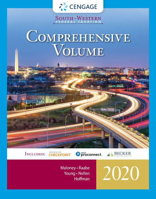 Southwestern Federal Taxation 2020: Comprehensive (With Intuit Proconnect Tax Online & Ria Checkpoint, 1 Term (6 Months) Printe,New
