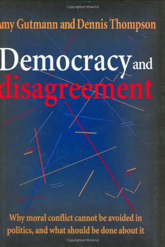 Democracy And Disagreement,New