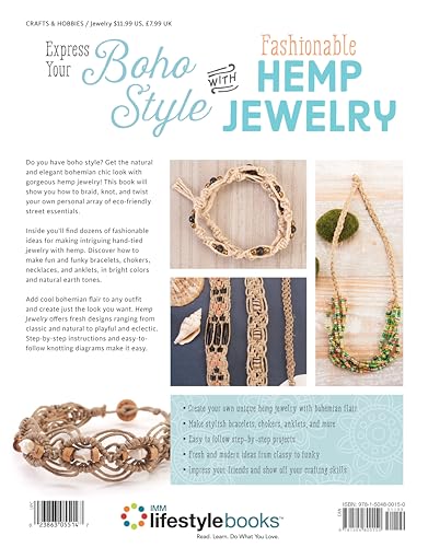 Hemp Jewelry: Easy to Make Designs Boho Chic Style (IMM Lifestyle Books),Used