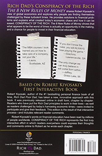 Rich Dads Conspiracy of the Rich: The 8 New Rules of Money,Used