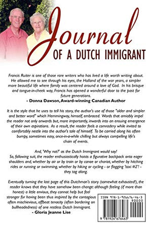 Journal of a Dutch Immigrant,Used