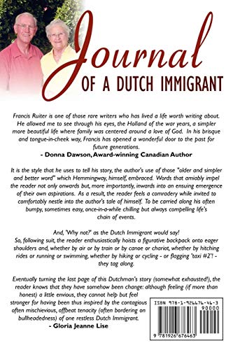 Journal of a Dutch Immigrant,Used