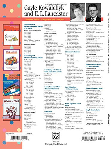 Easy Classical Piano Duets For Teacher And Student, Bk 1,New