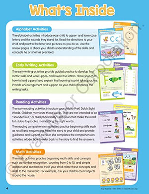 EvanMoor Top Student, Grade Pre K Workbook (EMC9319),Used