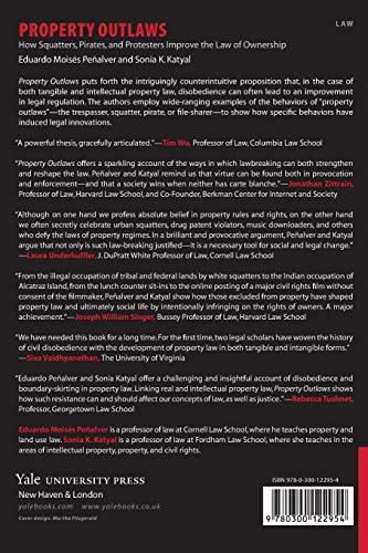 Property Outlaws: How Squatters, Pirates, and Protesters Improve the Law of Ownership,New