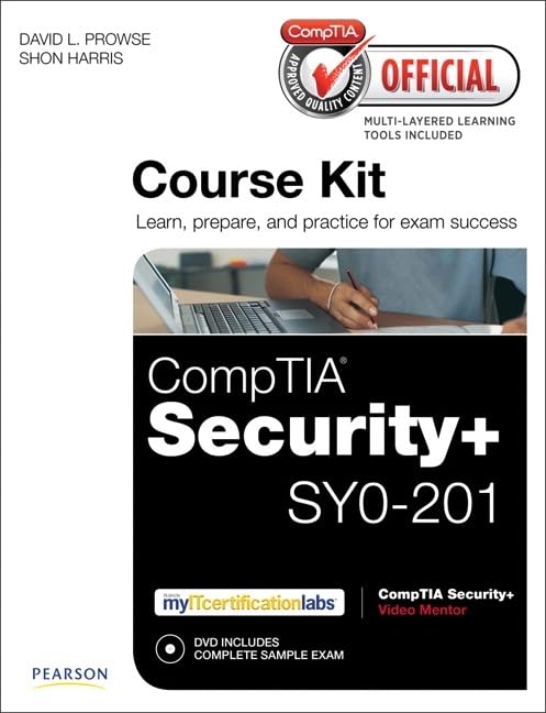 Comptia Official Academic Course Kit: Comptia Security+ Sy0201, Without Voucher,Used