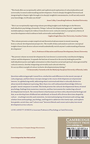 Moral Development in a Global World: Research from a CulturalDevelopmental Perspective,Used