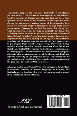 The Elusive Prophet: The Prophet as a Historical Person, Literary Character, and Anonymous Artist (Oudtestamentische Studien,),Used