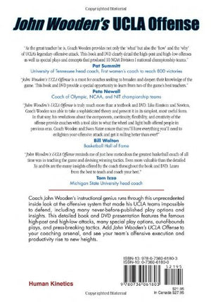 John Wooden'S Ucla Offense: Special Book/Dvd Package,Used