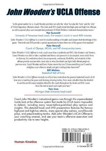 John Wooden'S Ucla Offense: Special Book/Dvd Package,Used