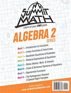 Summit Math Algebra 2 Book 2: Linear Functions and Trend Lines (Guided Discovery Algebra 2 Series  2nd Edition),Used