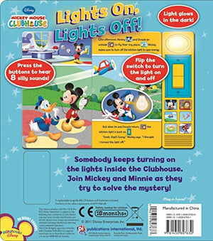 PI KIDS Mickey Mouse Clubhouse Play-a-Sound Book - Lights On, Lights Off!