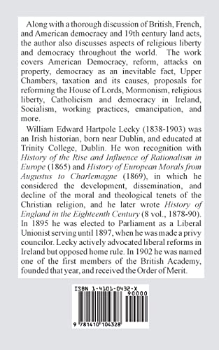 Democracy and Liberty (Volume I),Used