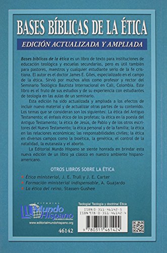 Bases Biblicas De La Etica (Spanish Edition)